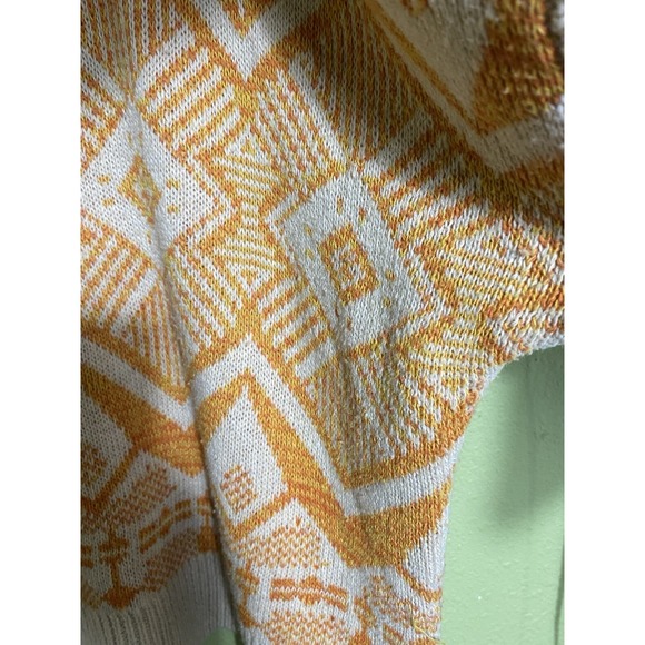 Bohemian Cropped Long Sleeve Sweater Women L Tan/brown Earthbound Earthy - Picture 7 of 9